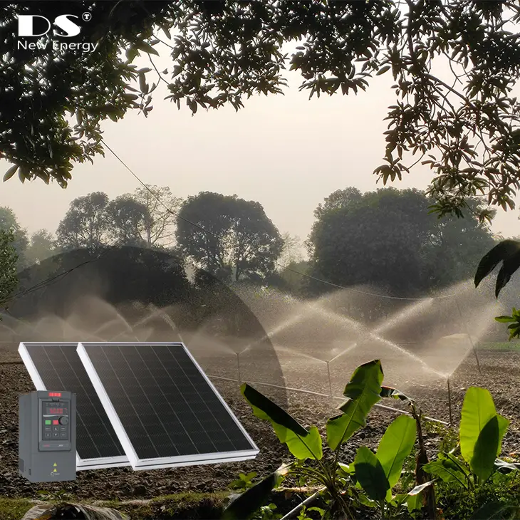 292.3kW Solarni panel napaja 160kW AC pumpom za vodu sa izdržljivom strukturom podzemne stalke