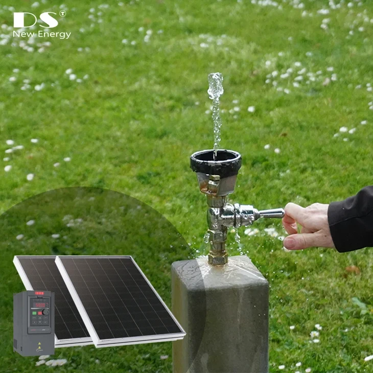 113.7KW Solarni panel napaja 55kW AC vodeni pumpa sa visokim ({2}} pretvaračem efikasnosti